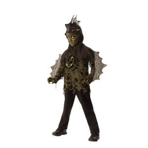 Rubies Swamp Boy Lizard Kids Boys Scary Dress Up Halloween Party Costume Size M