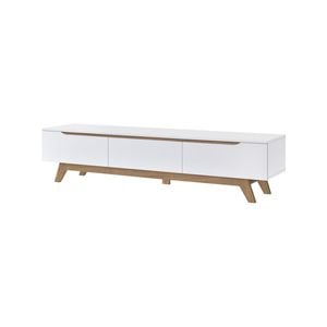 Jessie 1.8m TV Unit - White and oak