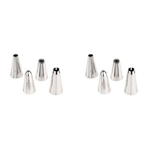 2 x 4pc Wiltshire Cake Decorating Border Piping Tip Nozzles