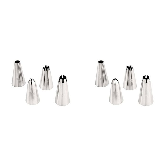 2 x 4pc Wiltshire Cake Decorating Border Piping Tip Nozzles