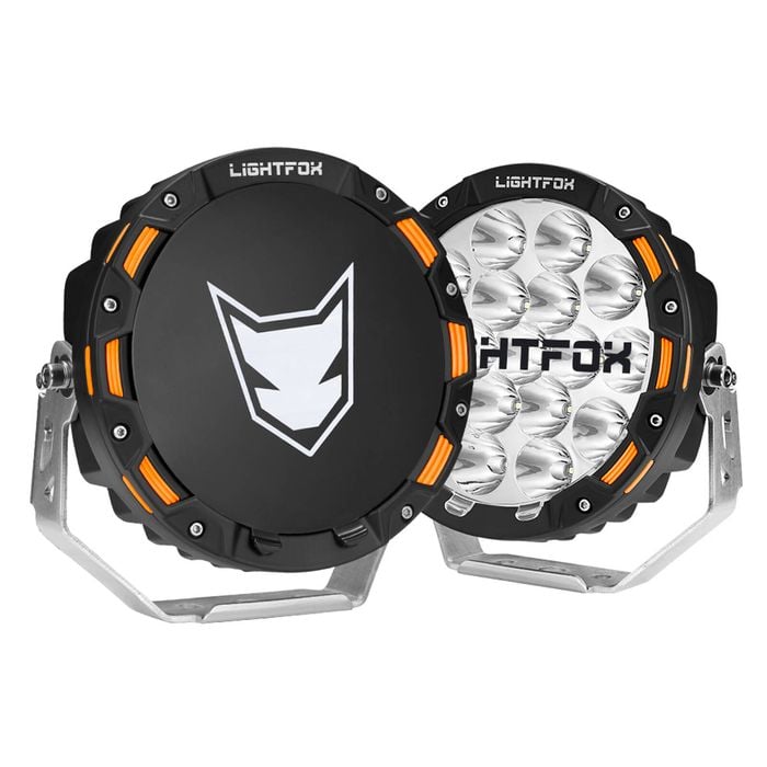 LIGHTFOX OSRAM Driving Spot Lights LED 7inch 1Lux@816m(Pair)