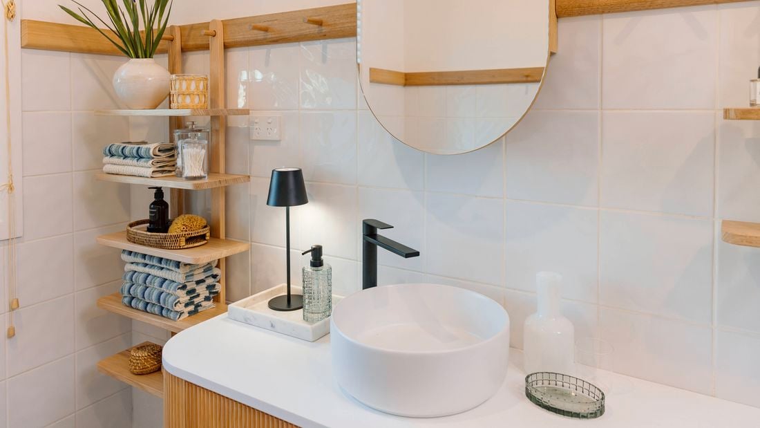 Header for the article -Five ways to transform an old bathroom on a budget