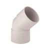 Marley 50mm x 45° White PVC F/F Plain Bend