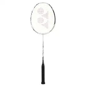 YONEX Astrox 99 Play Graphite Strung Badminton Racket with Full Racket Cover (White Tiger) | Maximum String Tension - 28lbs