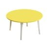 SOGA Yellow Portable Floor Table – Small