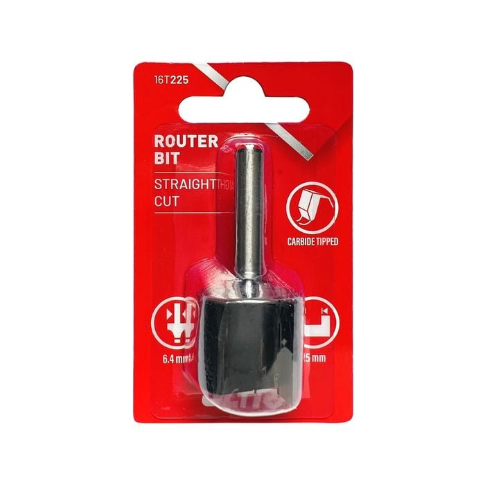 Ultra 6.4 x 25mm Straight Router Bit Bunnings Australia