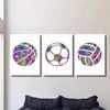 3pcs Basketball, Volleyball & Soccer Colourful  Print 100% Australian Made 3 x 40x60cm (Metal Print)
