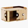 Tedi's 2-Tier Wooden Cat House