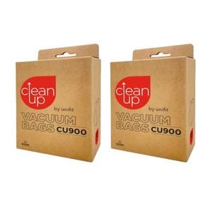 2x 10pc CleanUp CU900 Synthetic Vacuum Bags for Backpack Cleaners White