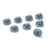 X8 Genuine Dishwasher Lower Basket Wheels Complete Kit (rollers) 441305, Suits Asko