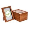 Nicola Spring Acrylic 3d Box Photo Frames - 6" X 8" - Pack Of 5