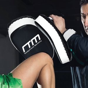 MMA Kick Boxing Curved Strike Shield Pads