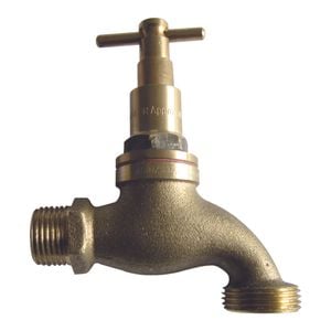 Kinetic 15mm Brass Male Vandal Proof Garden Tap