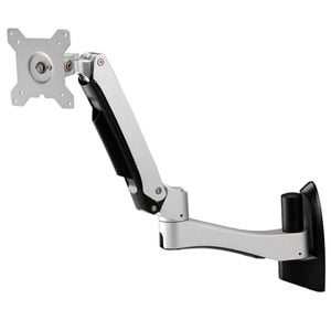 Up to 24" 10kg Tilt Swivel Pivot Arm Single LCD Screen Monitor Wall Mount VESA