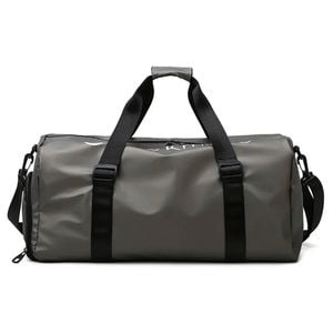 NNEOBA Waterproof Travel Sports Duffel Bag Grey