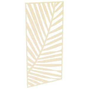 ProtectorAl 300-1200w x 1201-2400h Primrose Palm Unframed Solid Aluminium Decorative Panel