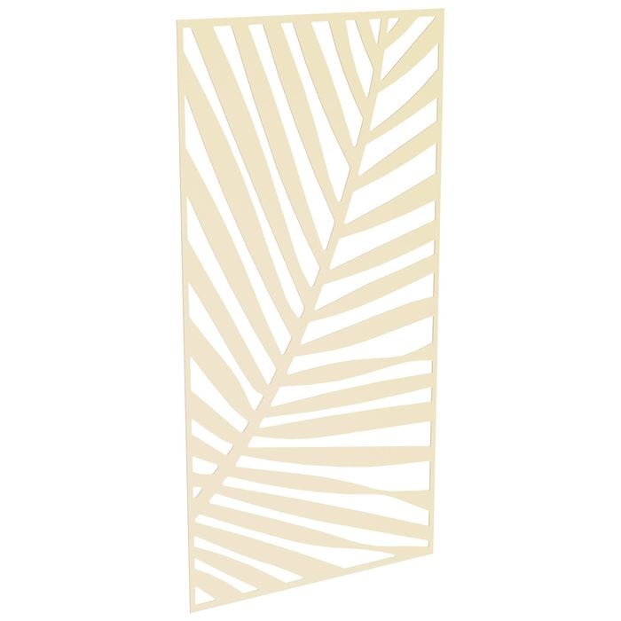 ProtectorAl 300-1200w x 1201-2400h Primrose Palm Unframed Solid Aluminium Decorative Panel