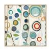 Artey | Ocean Garden I Square II - Framed Canvas - Natural Frame - 50 x 50cm