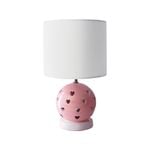 Mirabella Lulu Ceramic Heart Table Lamp