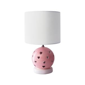 Mirabella Lulu Ceramic Heart Table Lamp