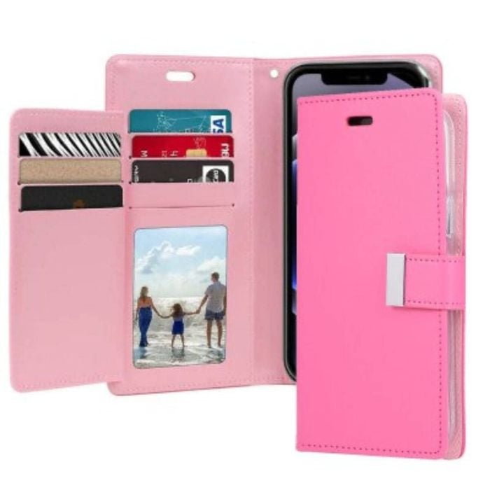 Goospery Rich Diary for iPhone 16 - Hot Pink