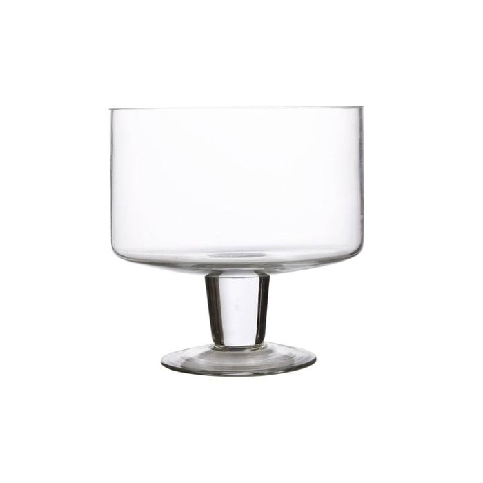 Maxwell & Williams Diamante Footed Trifle Glass Bowl 20cm - Clear