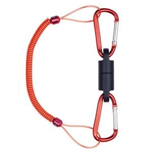 Daiichi Seiko Safety Rope Carabiner MG 5000 Magnet System 5Kg Red