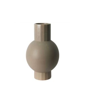 Belle Ishka Ceramic Flower Vase Decor 25cm - Dove Grey