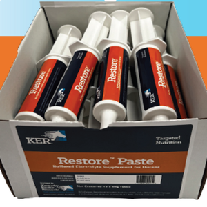 Ker Restore Buffered Oral Electrolyte Paste For Horses Counter Box