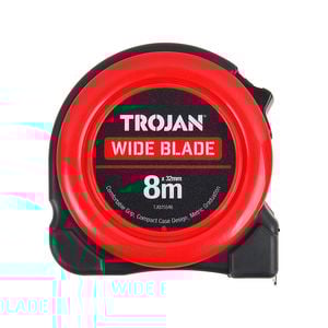 Trojan 8m Wide Blade Tape Measure