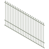 ProtectorAl 1201-2400W x 1500H Pale Eucalypt Spear Top Pool Fence Panel Raked 16-30º