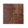 Anygleam Natural Wood 4pcs Wooden Coaster Cup Kitchen Tools Accessories