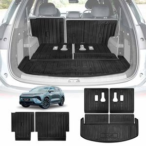 Boot Liners Kick Mats Set for BYD SEALION 8 2026-Onwards Cargo Car Trunk Back Seat Cover