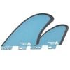 Summer vibes Quad Mid Keel 4-Fin Set FCSii Compatible - Blue
