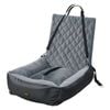 PaWz Small Dog Car Booster Seat - Grey