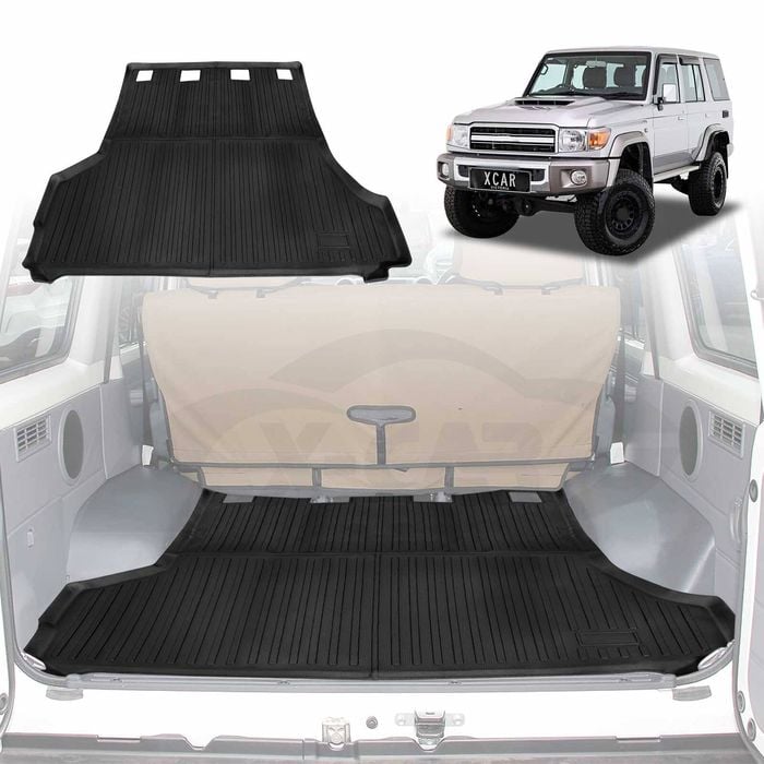 Boot Liner for Toyota Landcruiser 70/76 Series 2012-2023 All Weather Heavy Duty Cargo Trunk Mat Luggage Tray