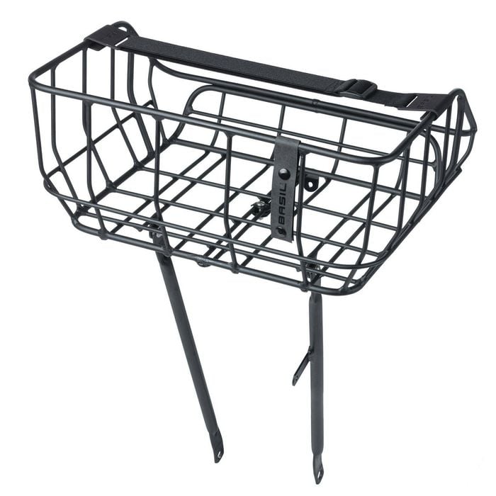 Basil Portland Bicycle Front Basket 25 Litres Black