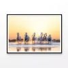 Herd Of Horses Running on Water  Print 100% Australian Made 90x60cm  (Poster)