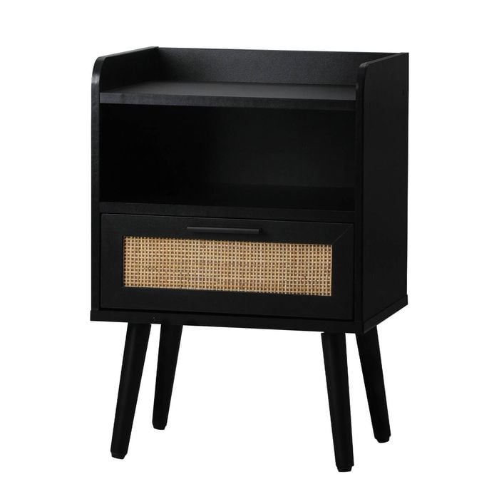 Oikiture Bedside Table Rattan
