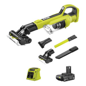 RYOBI 18V ONE+ Hand Vacuum with Powered Head 2Ah Kit