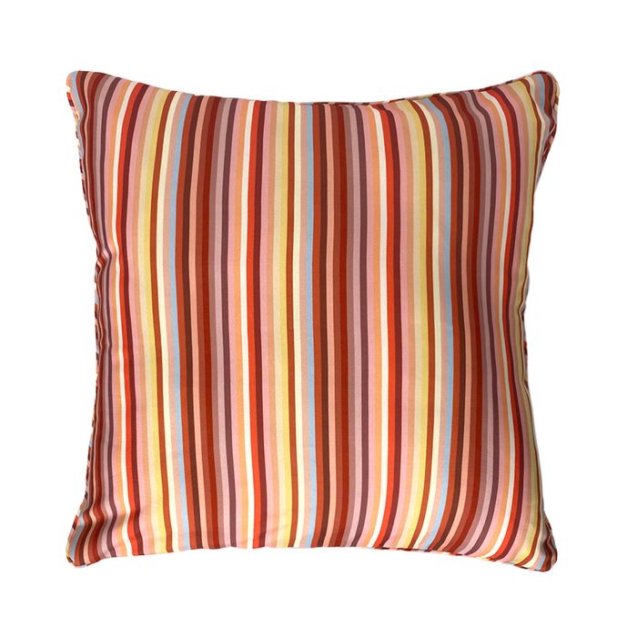 Marquee 45cm Pink Multi Stripe Outdoor Cushion