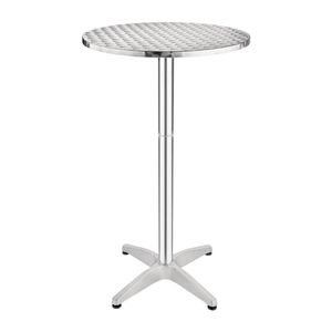 Bolero Poseur Table Stainless Steel Outdoor Commercial Bar Bistro 600mm