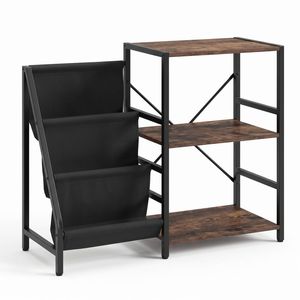 Artiss Record Player Stand with 3-Tier Vinyl Record Storage Turntable Stand Up to 200 Albums