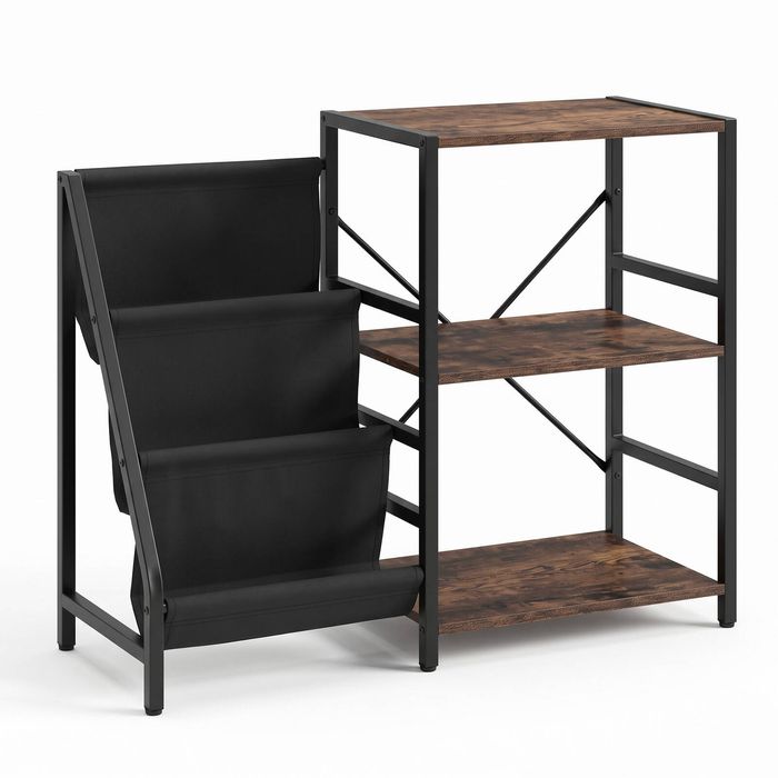 Artiss Record Player Stand with 3-Tier Vinyl Record Storage Turntable Stand Up to 200 Albums