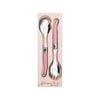 Laguiole Jean Neron Salad Server Set - Pink