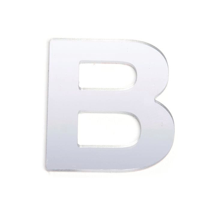 Sandleford 25mm Silver Self Adhesive House Letter B