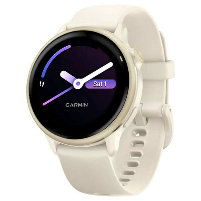 Garmin Vivoactive 6 Smart Watch - Lunar Gold w Bone