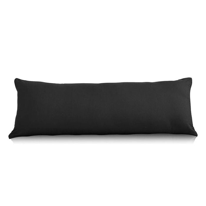 Catzon Body Pillow Case 137x50cm Soft Breathable Envelope-black