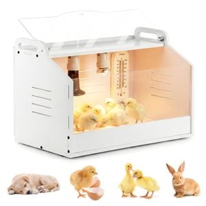 Advwin Chicken Brooder Box with Water & Feeder
