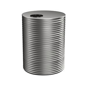 Kingspan 3000L Round Steel Water Tank - 1500mm x 1860mm Basalt